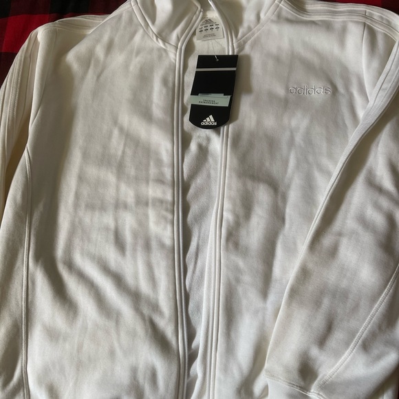 NWT White Adidas Jacket - Picture 2 of 3